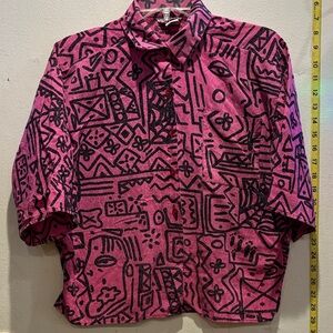 Live it up Pink Graphic Shirt